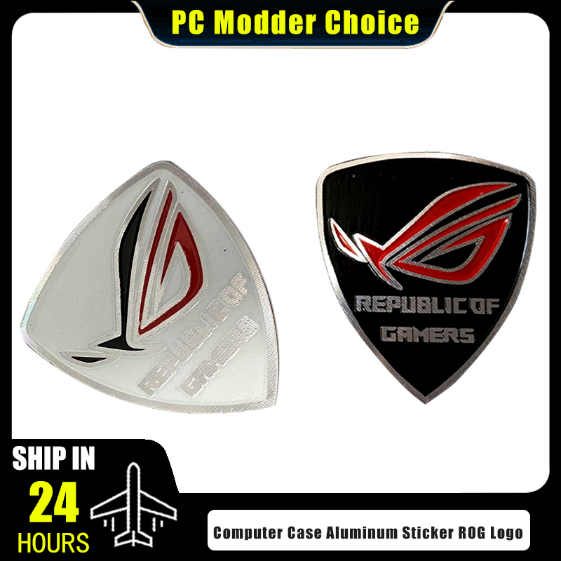 Video Gaming Accessories - Корпус компьютера, алюминиевая наклейка, логотип ROG,