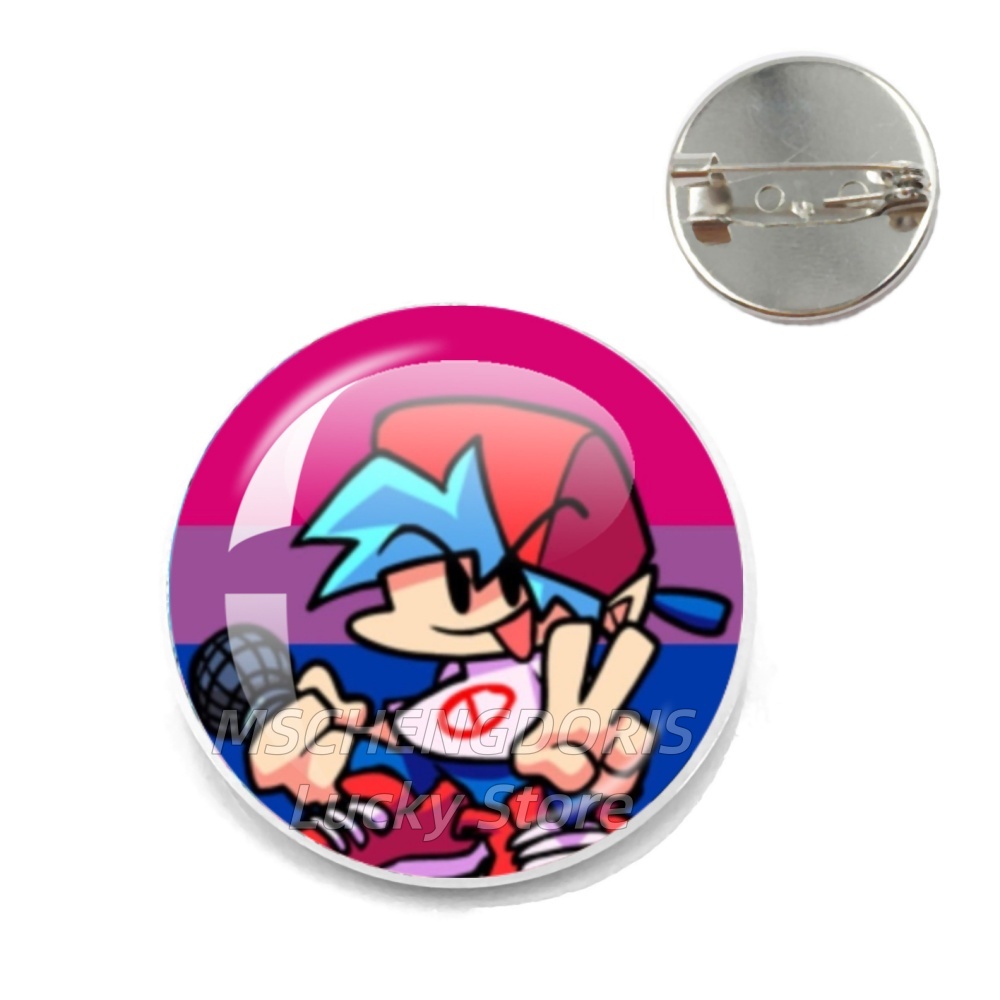 Gaming Accessories Gift For Boyfriend - Значок Friday Night Funkin' Pins Boyfriend,