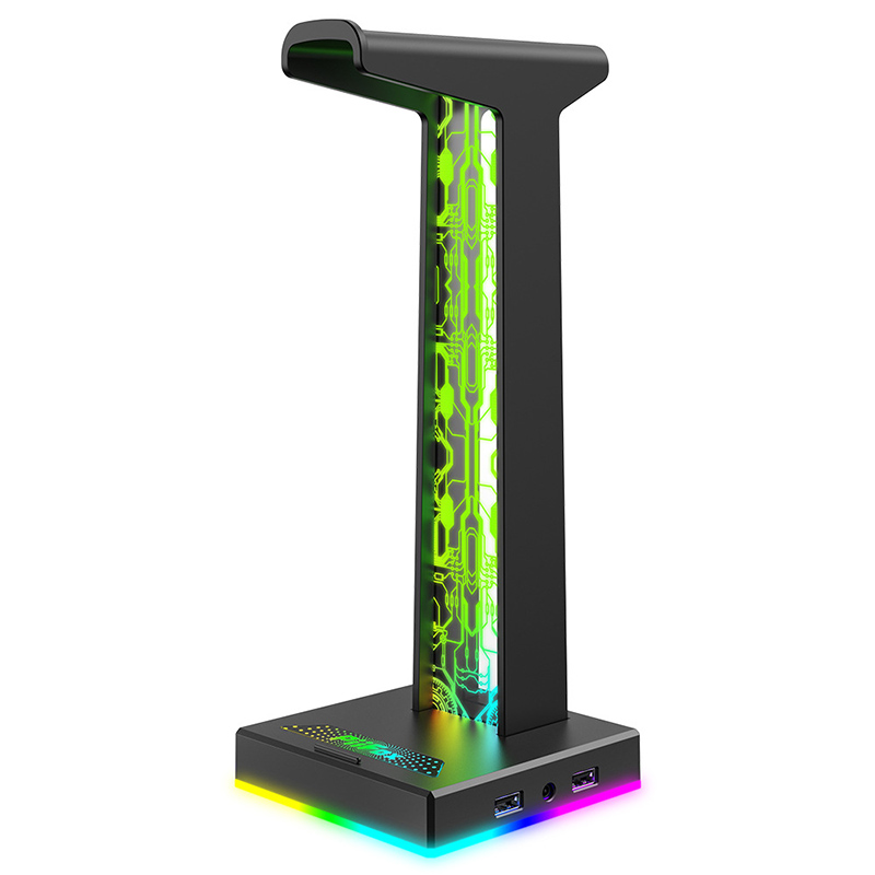 Headset Stand Rgb - Подставка для игровых наушников RGB, двойной
