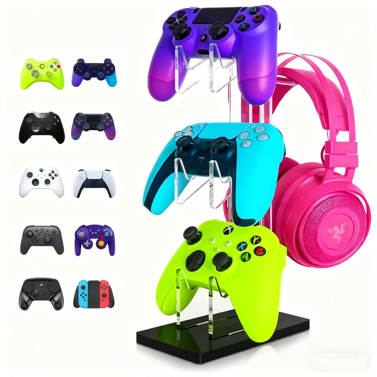 Gaming Accessories Playstation - Универсальный 2/3-уровневый держатель контроллера и подставка