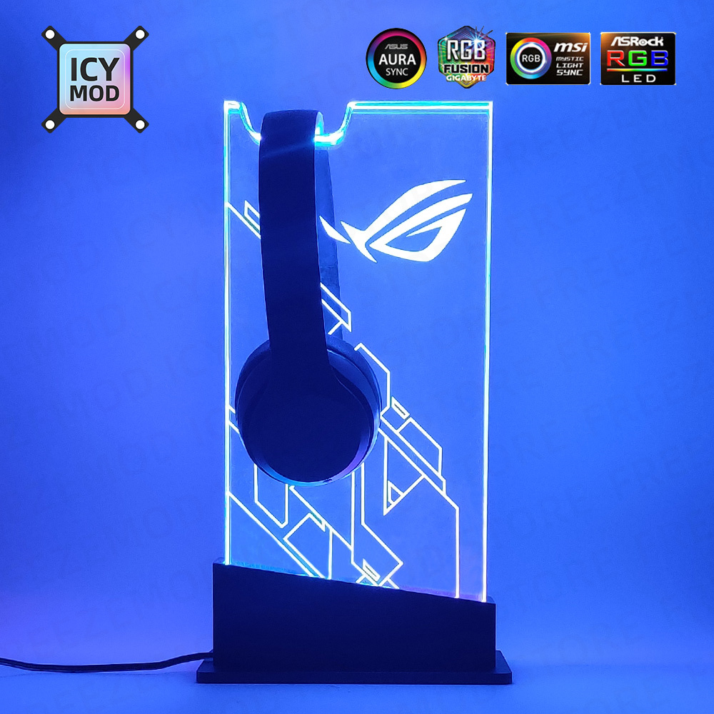 Headset Stand Rgb - Шасси держатель гарнитуры RGB ARGB прозрачный