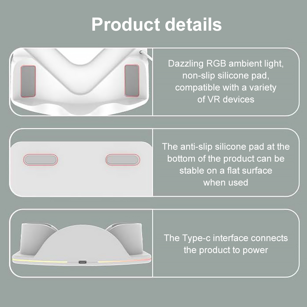 Зарядная док-станция для Meta  – обзор и цена Headset Stand Rgb
