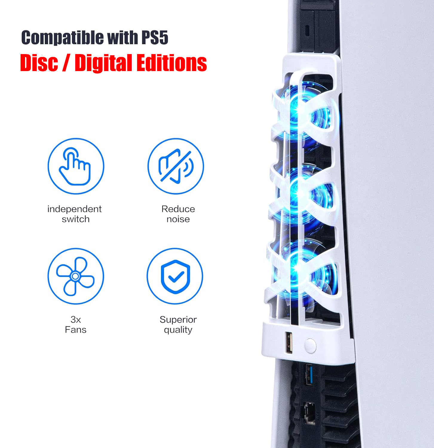 Бесшумный охлаждающий вентилят – обзор и цена Gaming Accessories Playstation